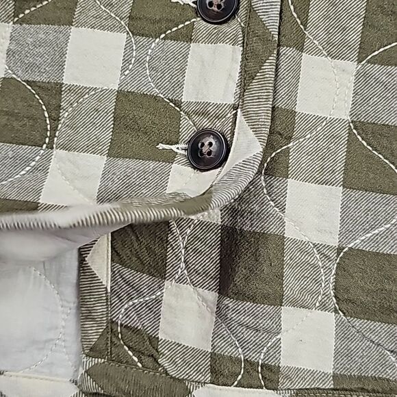 Madewell -1919 Quilted Flannel‎ Mini Skirt in Gingham Check NWT size 6 - Picture 10 of 12